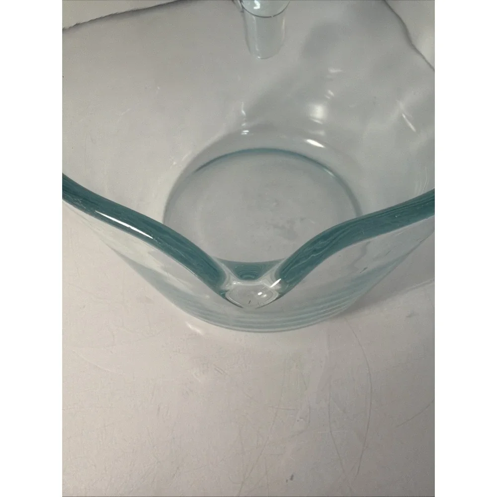 Vintage 2 Pyrex Blue Tint Glass Measuring Cup Set 1 Cup & 4 Cup /See Description